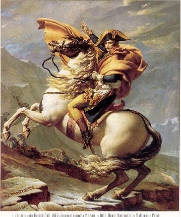 Napoleon Crossing the Alps by Jacque Louis David
